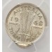 AUSTRALIA 1948 . THREEPENCE . ERROR . DOUBLE STRIKE